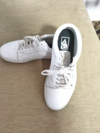 Zapatillas Vans Blancas Talla 40.5