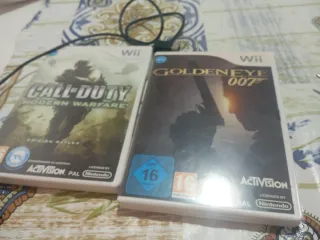 Pack Wii: Goldeneye + Call of Duty + Mando Dorado
