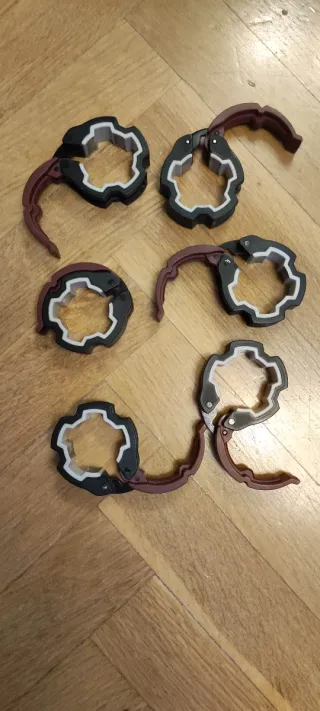 6 Bloqueadores Discos Musculación 28 mm