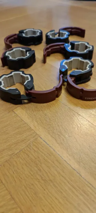 6 Bloqueadores Discos Musculación 28 mm