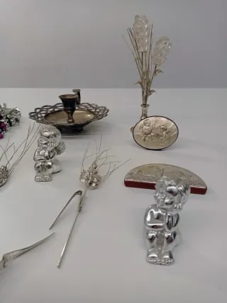 Collezione Oggetti Vintage Placcati Argento e non