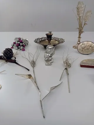 Collezione Oggetti Vintage Placcati Argento e non