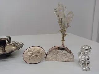 Collezione Oggetti Vintage Placcati Argento e non