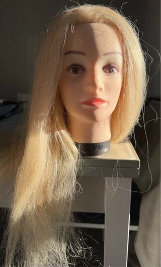 Cabeza Maniquí Pelo Natural Eurostil
