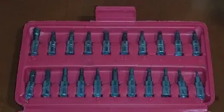 Juego de llaves de vaso de 46 piezas, NUEVO.