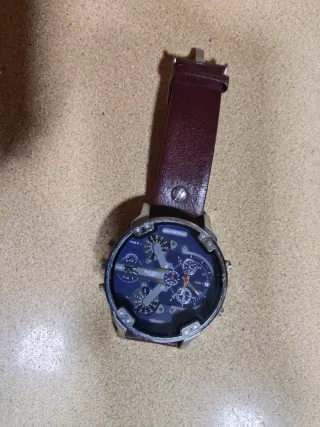 Reloj Diesel Deportivo Azul y Marrón