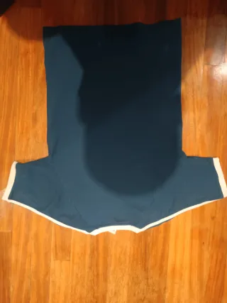 Camiseta Adidas Azul Rayas Blancas