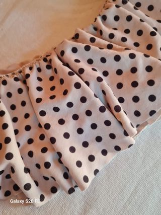 Bikini de playa lunares