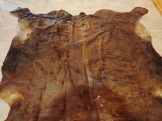 Alfombra Piel Vaca Natural Grande