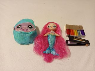 Muñeca Sirena + Accesorios