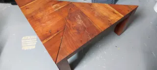 Mesa auxiliar madera compuesta por 2 Mesitas trian