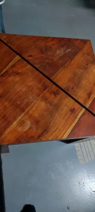 Mesa auxiliar madera compuesta por 2 Mesitas trian