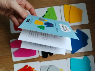 Juego Montessori Ropa en Fieltro