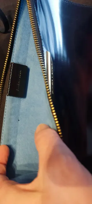 Bolso Bimba y Lola Negro/Azul Charol