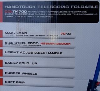 Carretilla Plegable Telescópica COLTI4700