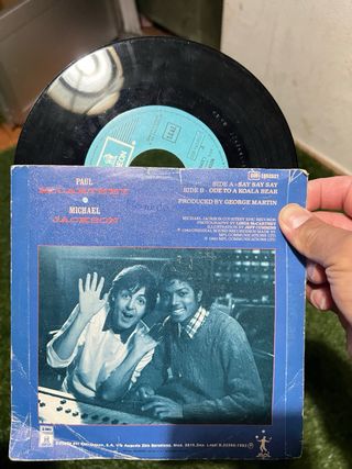 Vinilo Paul McCartney Michael Jackson Say Say Say