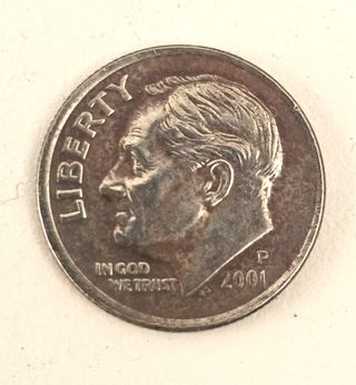 Lote 4 monedas US Dime