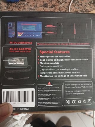 Cargador Imax B6 Li-ion/Polymer