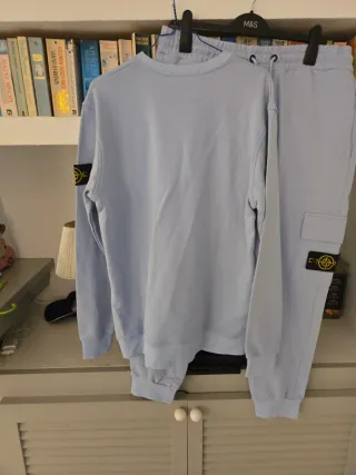 Conjunto Stone Island hombre azul