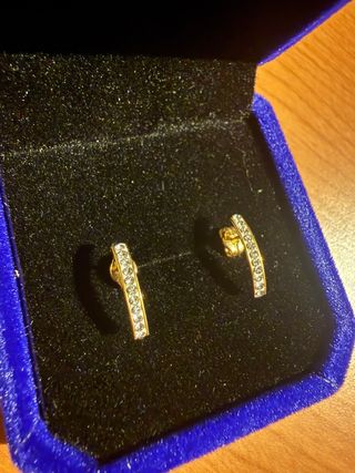 Pendientes Oro 18K Circonitas