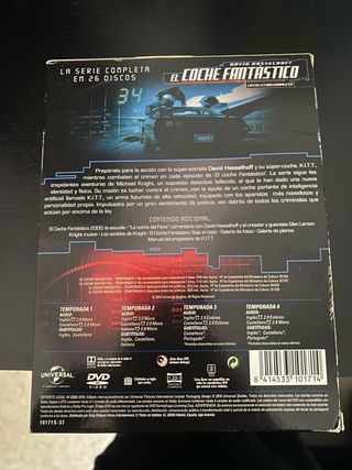 El Coche Fantástico DVD Colección Completa