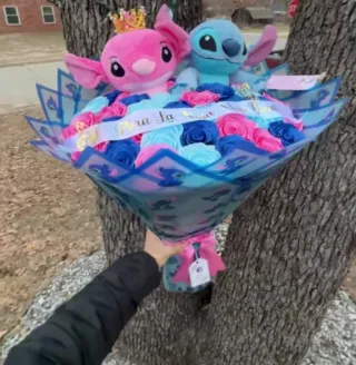 Ramo Stitch Azul y Rosa