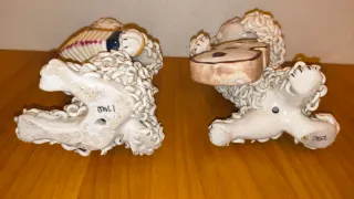 Coppia Gatti Ceramica Anni '50