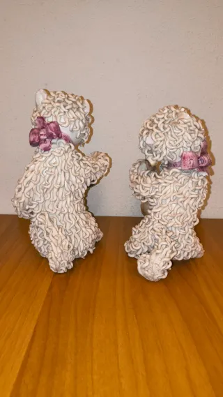 Coppia Gatti Ceramica Anni '50