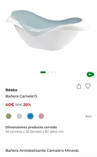 Bañera Beaba para bebé
