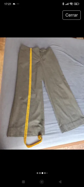 Pantalones grises rectos Zara