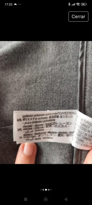 Pantalones grises rectos Zara