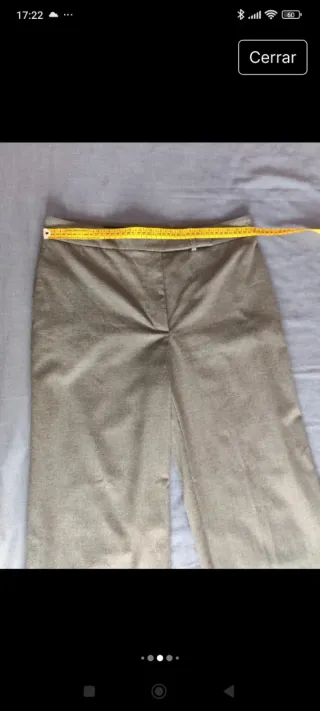 Pantalones grises rectos Zara