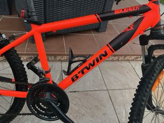 Bicicleta B-Twin Decathlon Rockrider Naranja