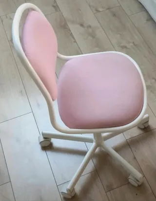 Silla escritorio infantil rosa