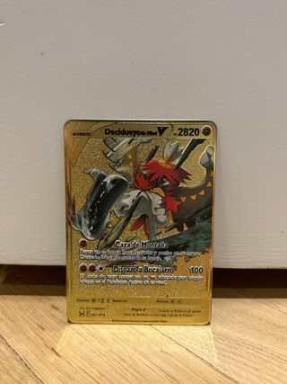 Carta Pokémon Decidueye V Dorada