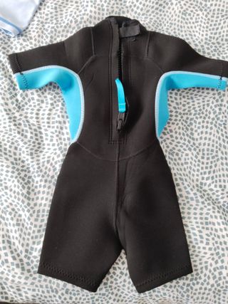 Neopreno Tribord Decathlon 4 años, manda corta