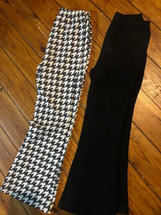 Pantalones anchos niña