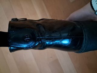 Botas de cuero negras mujer Talla 40