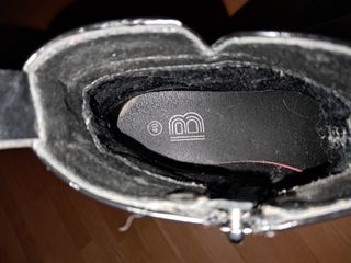 Botas de cuero negras mujer Talla 40