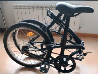 Bicicleta Plegable Negra