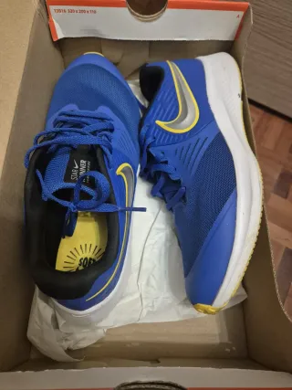 Zapatillas Nike Star Runner Azul y Amarillo
