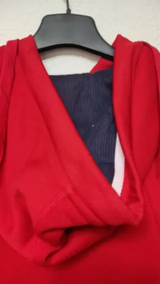 Sudadera Geographical Norway Roja Hombre