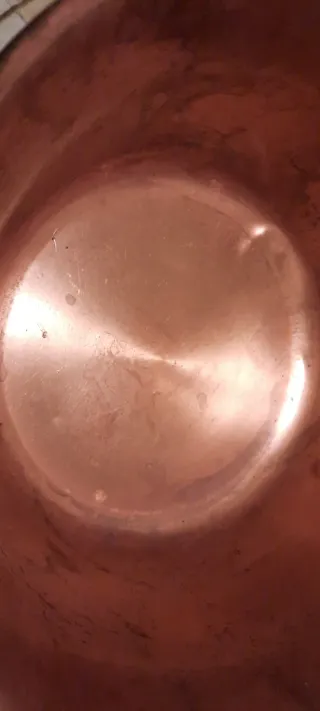 Caldaio in rame con manico