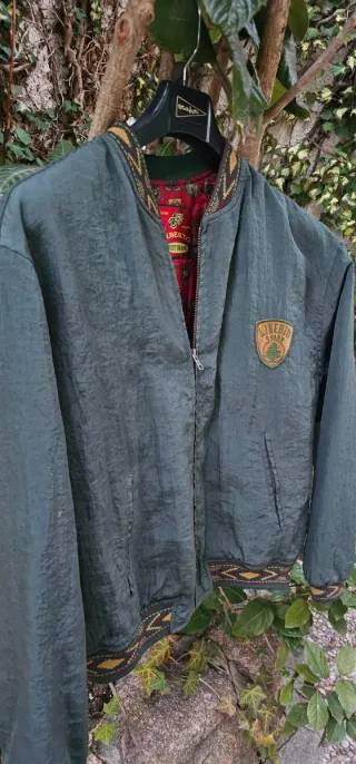 Cazadora bomber Liberto verde oscuro