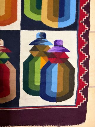 Tappeto Kilim Peruviano Multicolore