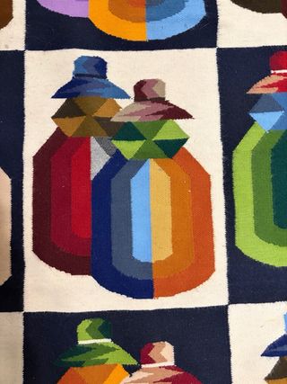 Tappeto Kilim Peruviano Multicolore