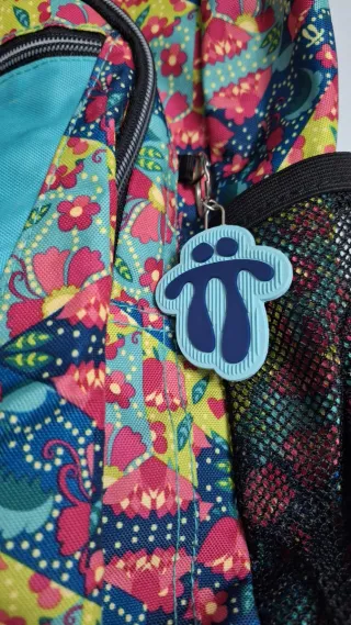 Mochila Totto escolar con diseño estampado