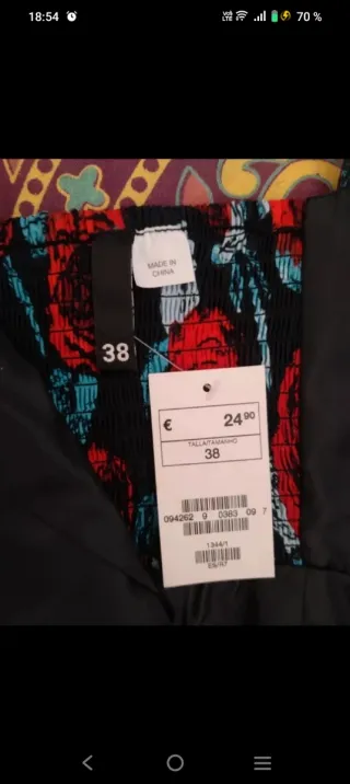 Minivestido H&M talla M