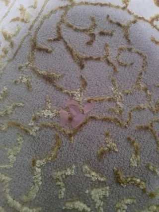 Chaleco de punto Zara rosa con flores