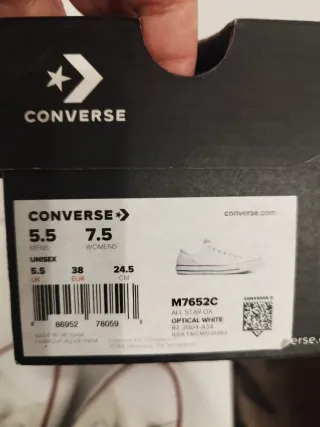 Zapatillas Converse Blancas Unisex